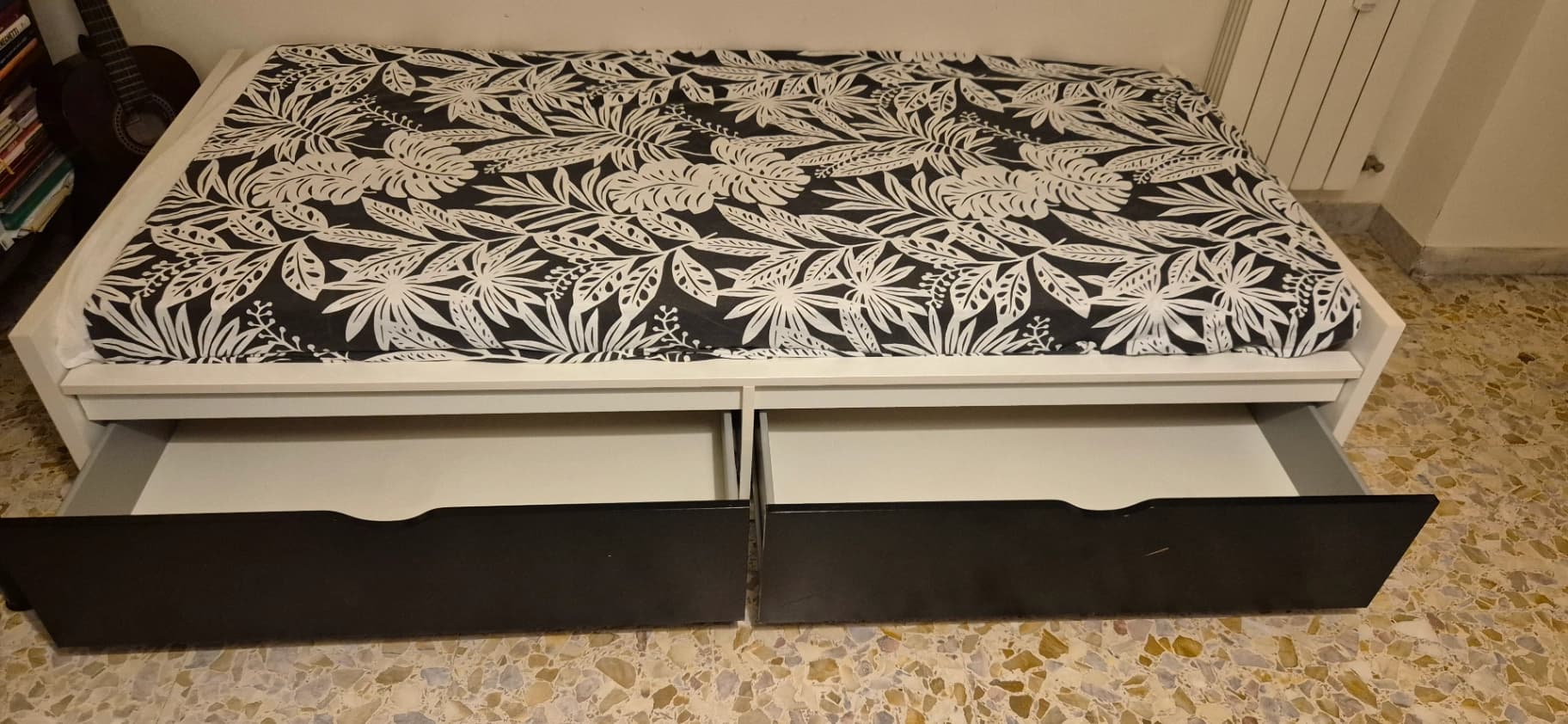 Letto singolocon 2 cassetti e materasso - Foto 1